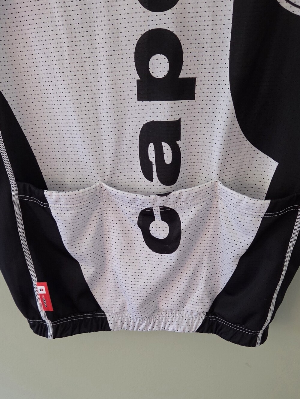 Capo G.S. Cycling Jersey Men's Medium White Black Pink Made in Italy - Picture 5 of 8